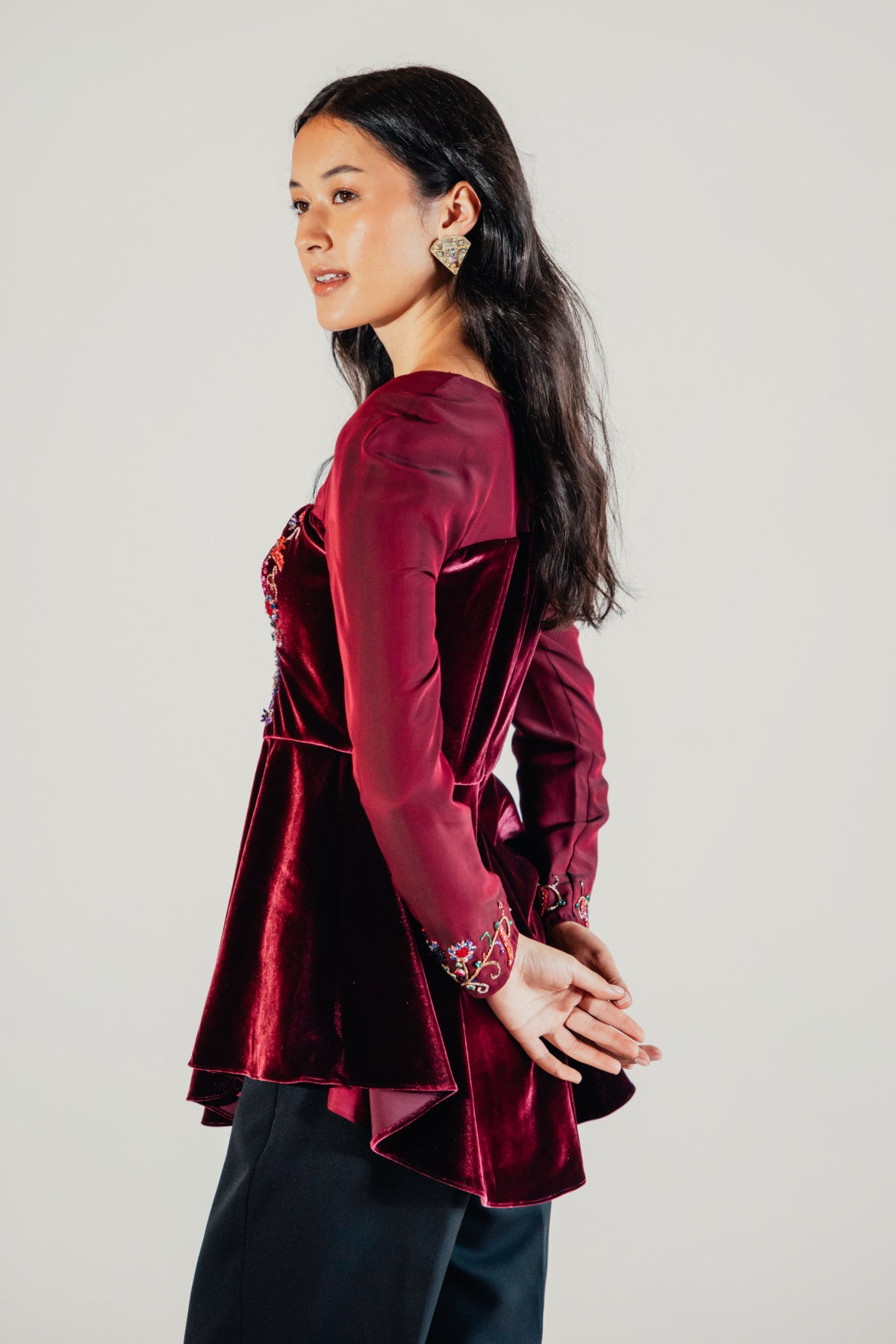 Sasha Peplum Top