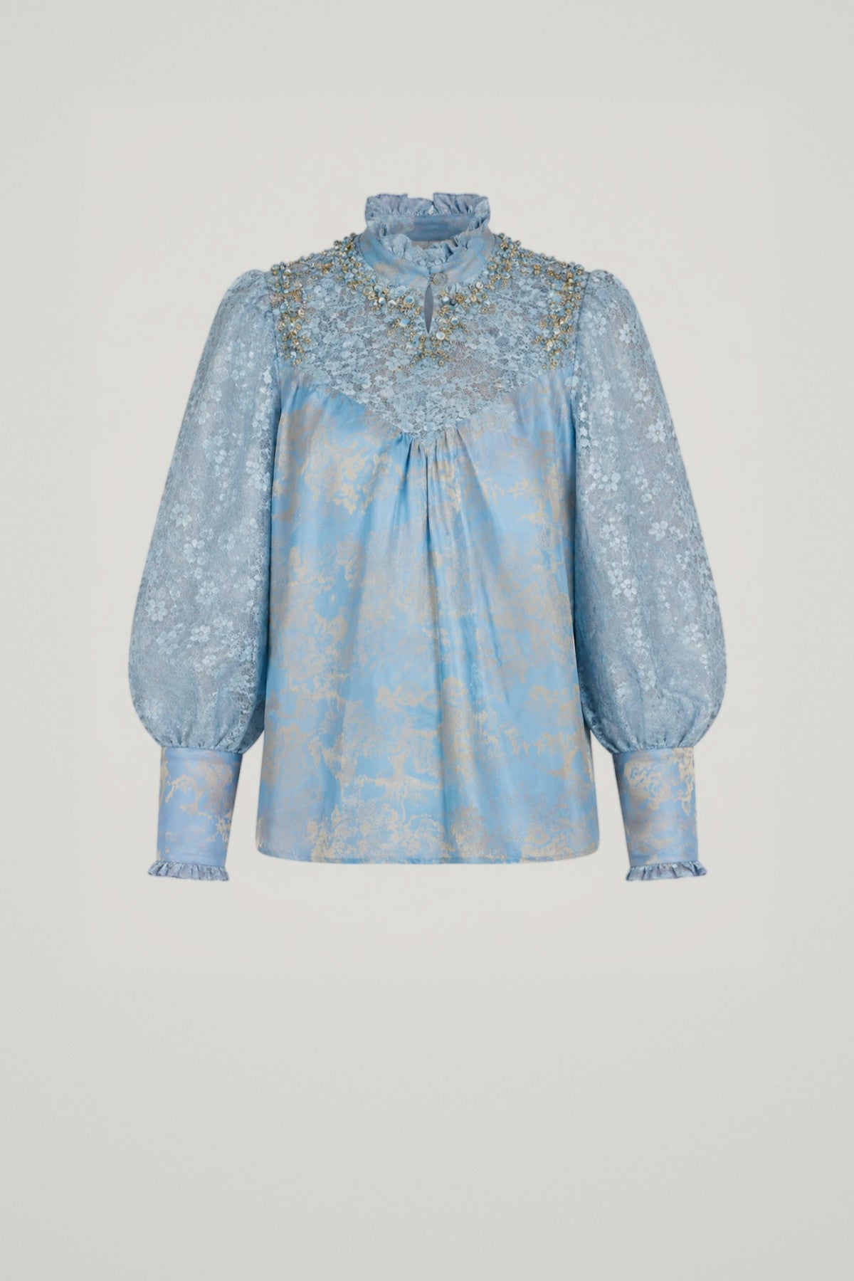 Skyla Satin Lace Top