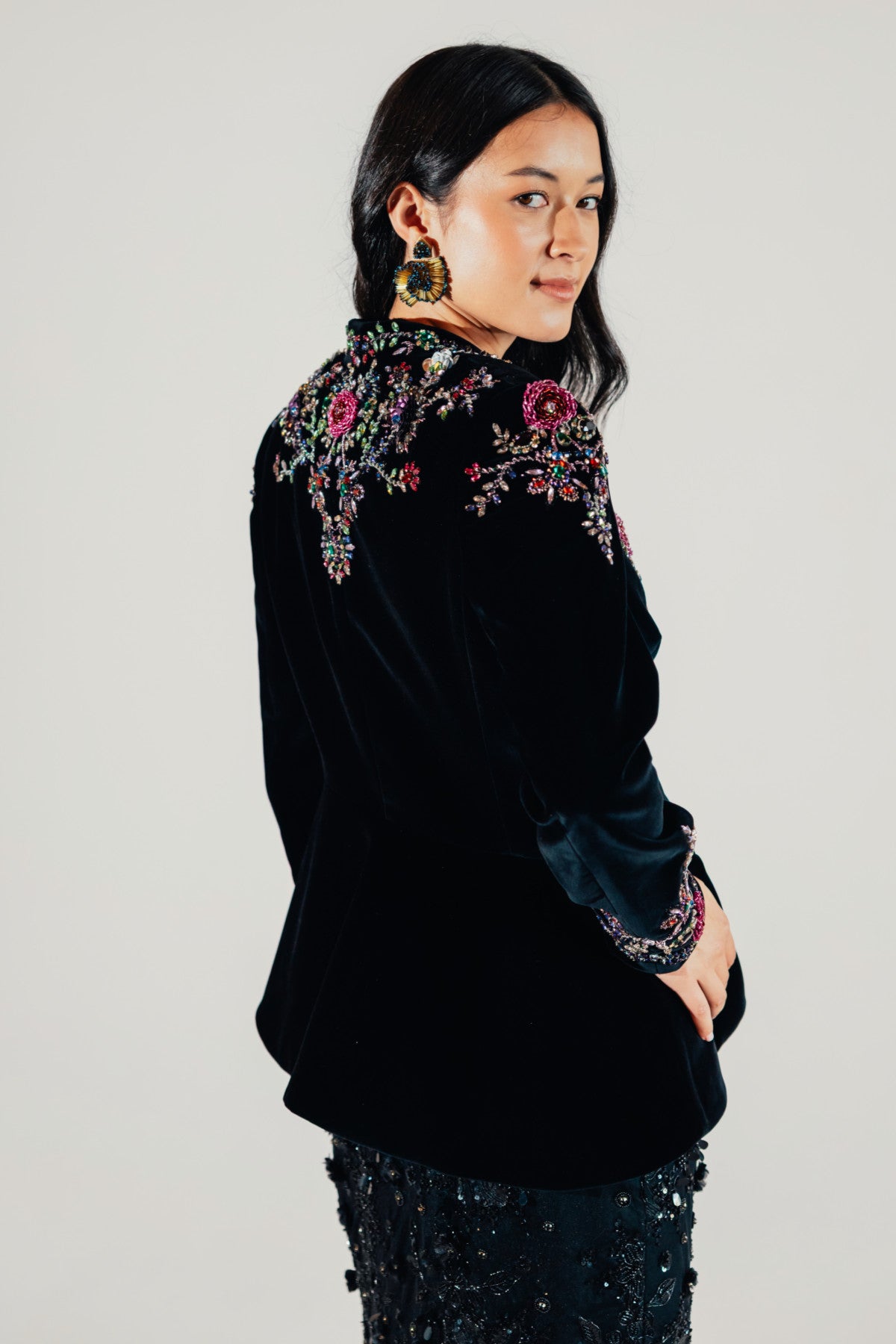 Elsa Velvet Tailored Jacket