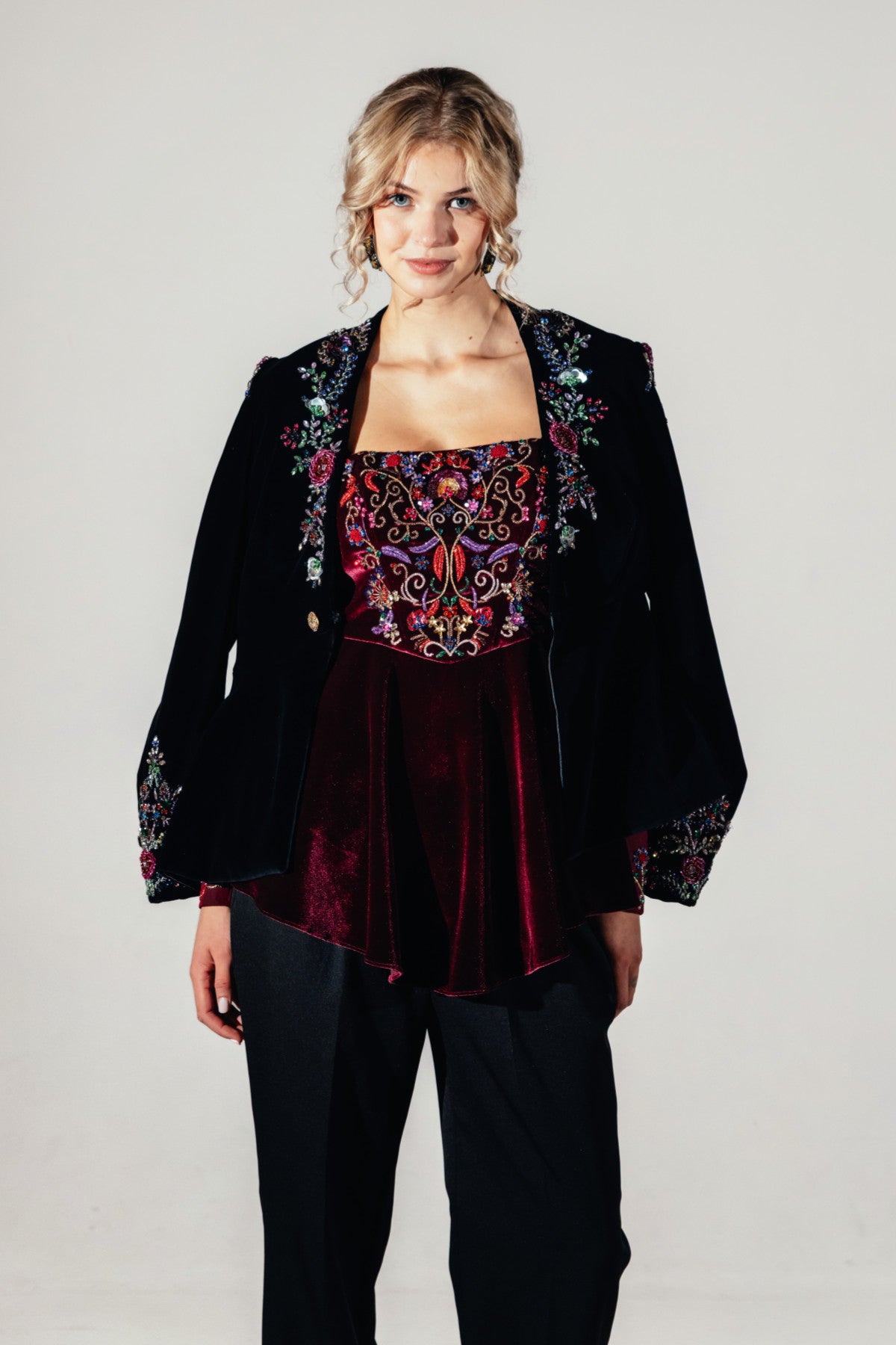 Elsa Velvet Tailored Jacket