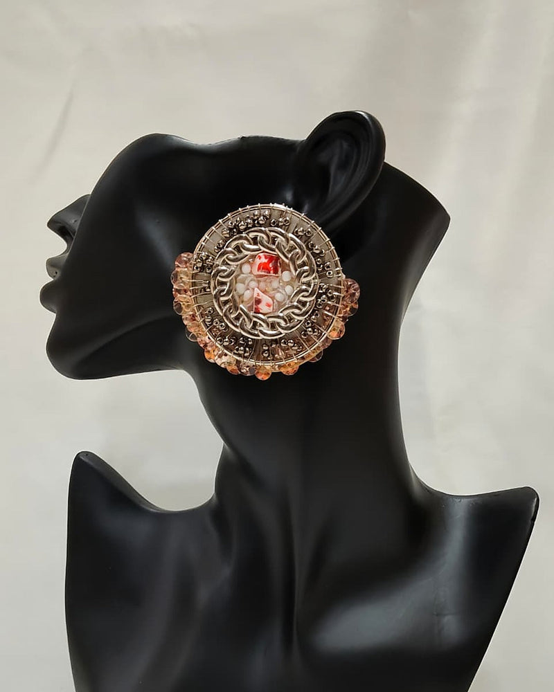 Sakura Coral Earring