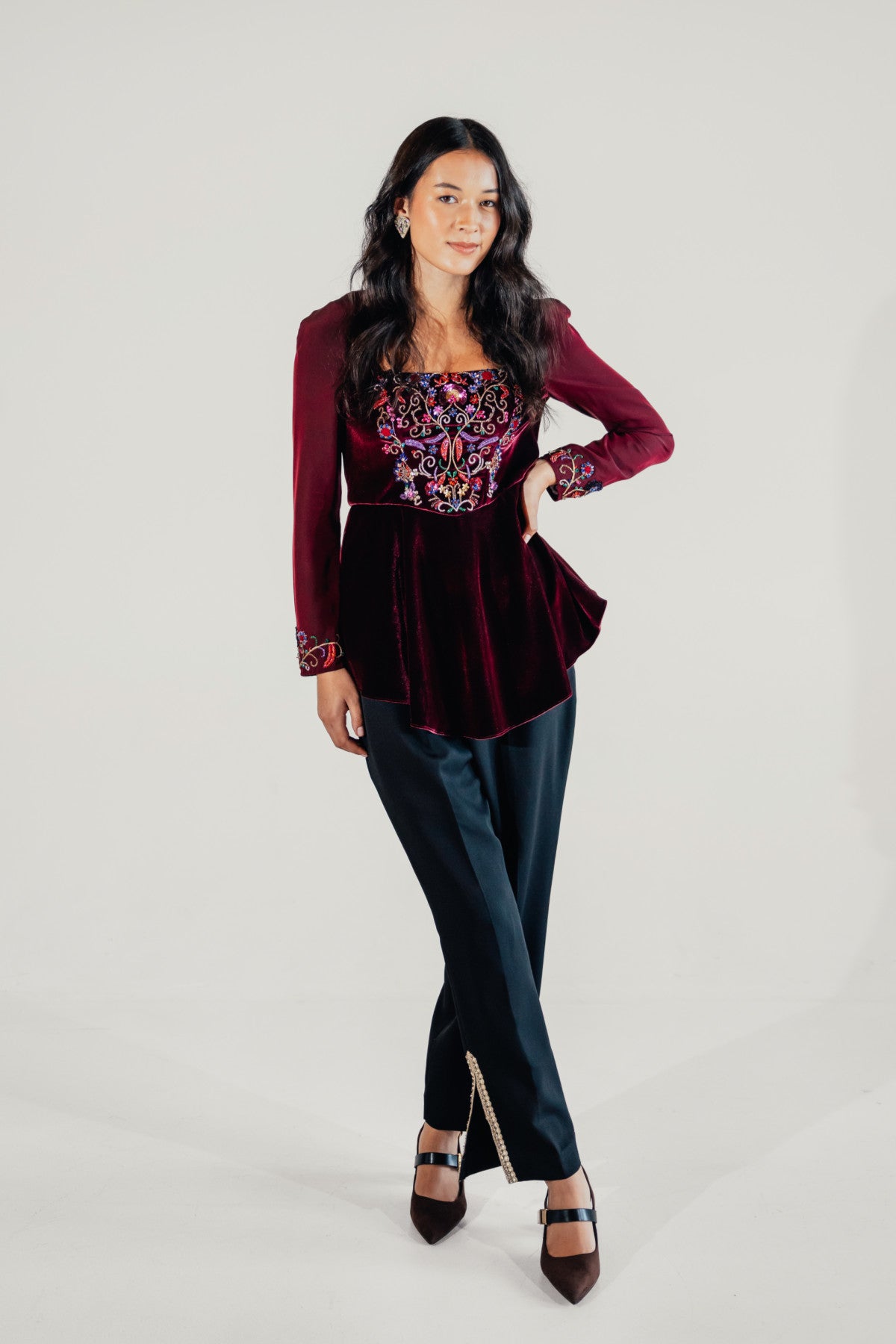 Sasha Peplum Top