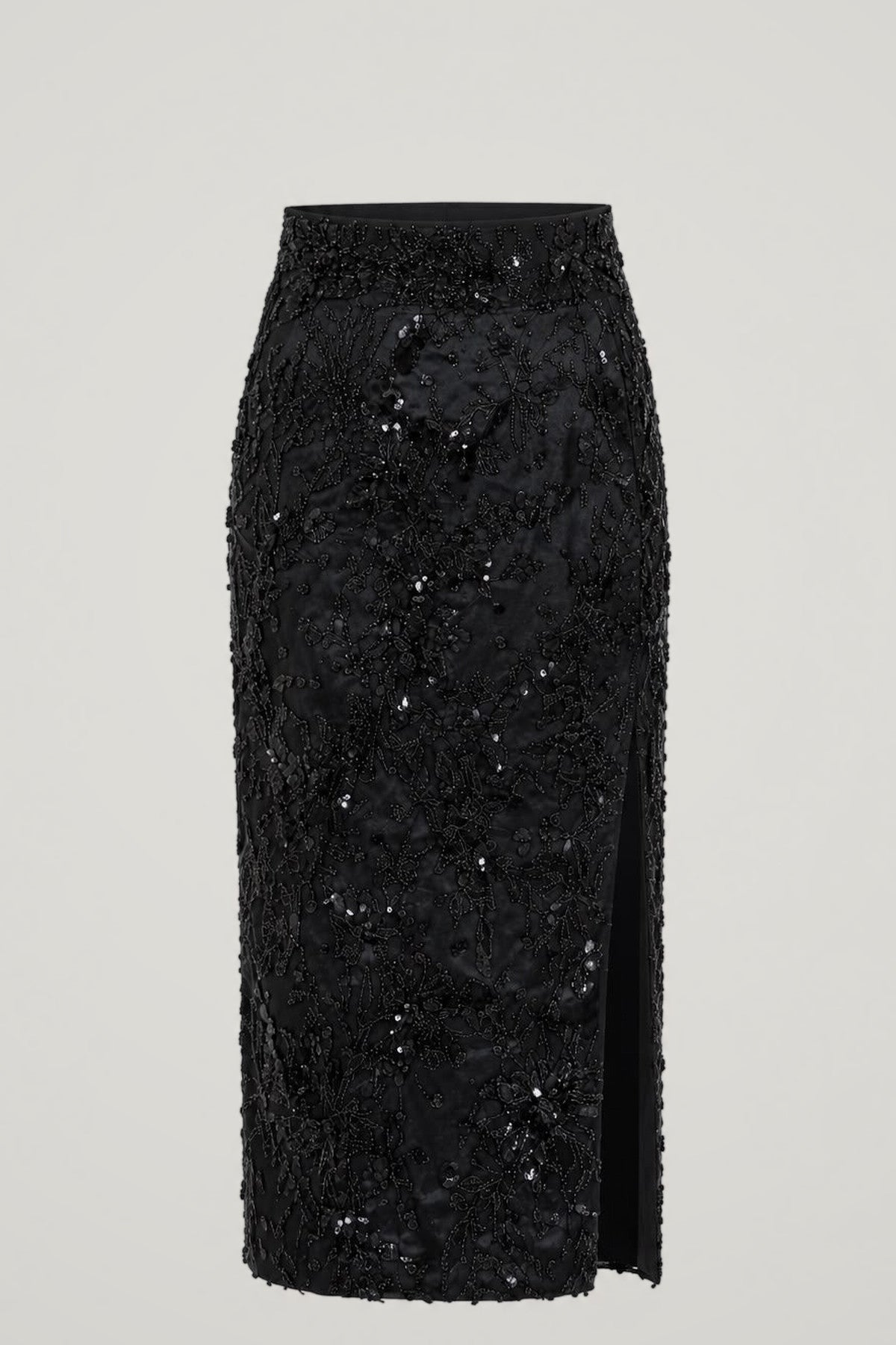 Selene Floral Skirt | Black