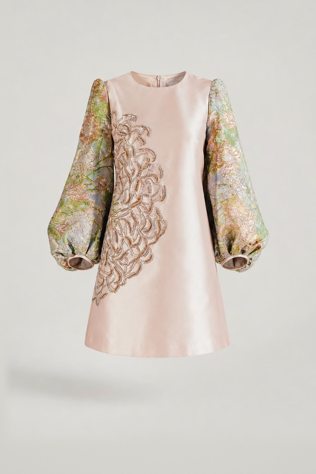 Yuri Brocade Mini Dress